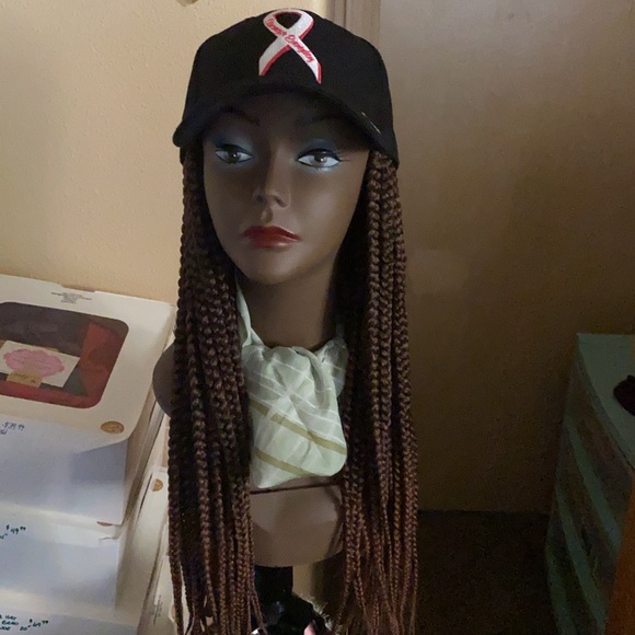 New Breast cancer Custom hat wig - Picture 2 of 3